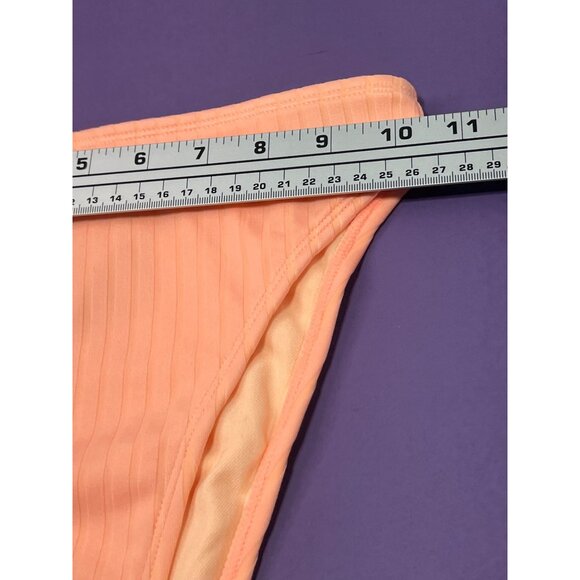 Wild Fable - Women's Ribbed High Leg Cheeky High Waist Bikini Bottom - XXS (00) - Picture 5 of 11